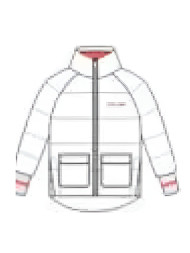 Детский пуховик KELME Girl's Down Jacket White
