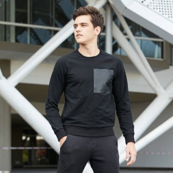 Свитшот KELME Men's Round Neck Sweater Black