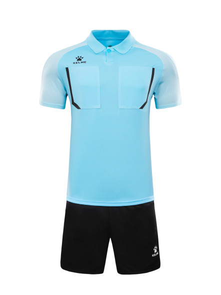 Судейская форма KELME Football Referee Suit (Light Blue/Black)