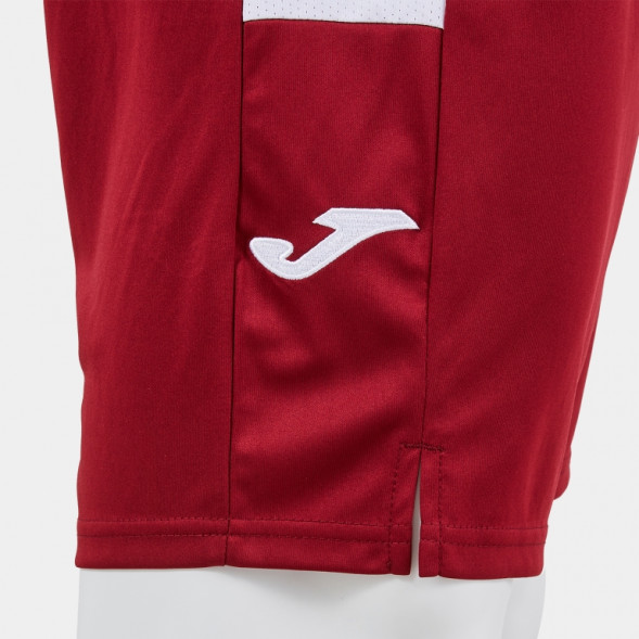 ИГРОВЫЕ ШОРТЫ БОРДОВЫЙ БЕЛЫЙ