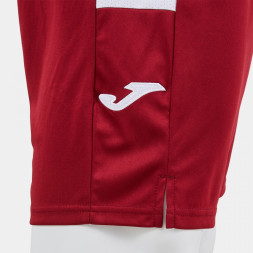 ИГРОВЫЕ ШОРТЫ БОРДОВЫЙ БЕЛЫЙ