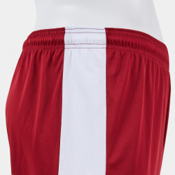 ИГРОВЫЕ ШОРТЫ БОРДОВЫЙ БЕЛЫЙ