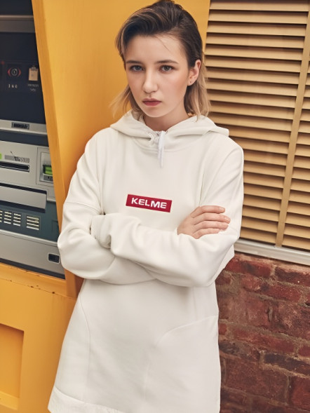 Худи KELME Women's Long Sweater White