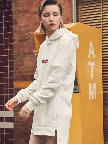 Худи KELME Women's Long Sweater White