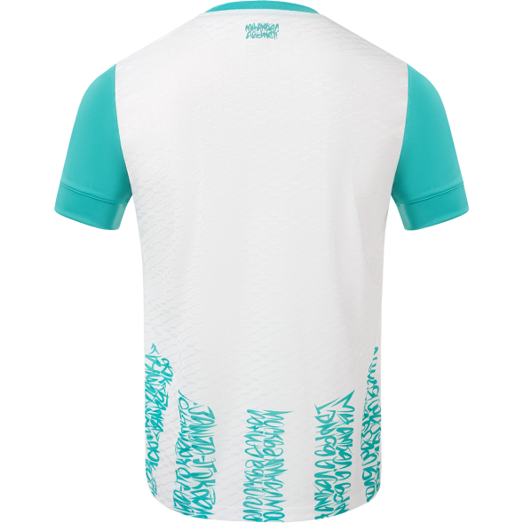 Футболка игровая JOGEL AMKAL PerFormDRY Jersey, белый/бирюзовый