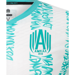 Футболка игровая JOGEL AMKAL PerFormDRY Jersey, белый/бирюзовый