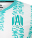 Футболка игровая JOGEL AMKAL PerFormDRY Jersey, белый/бирюзовый