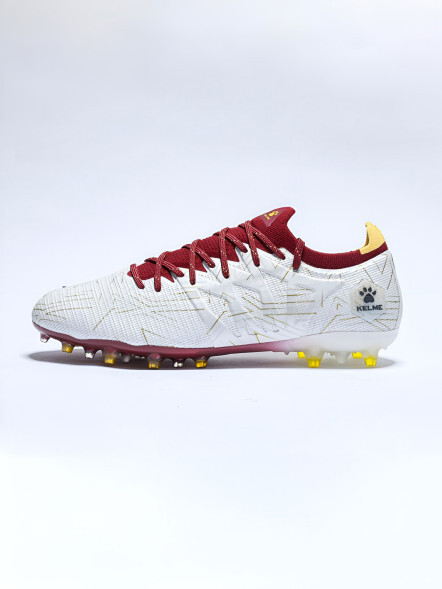 Бутсы KELME Men's Football Shoes (MG) (White/Red)