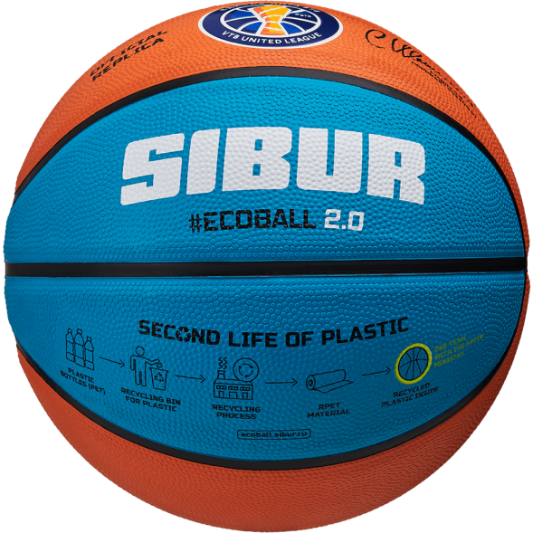 Мяч баскетбольный JÖGEL Training ECOBALL 2.0 Replica №7