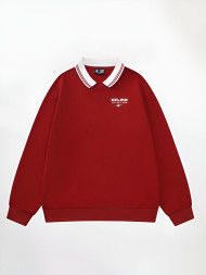 Свитшот KELME Lapel Sweatshirt Red