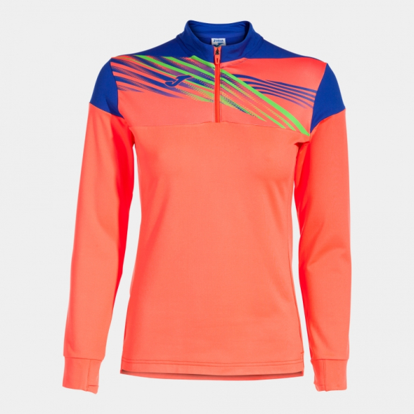 SUDADERA ELITE X CORAL FLUOR ROYAL