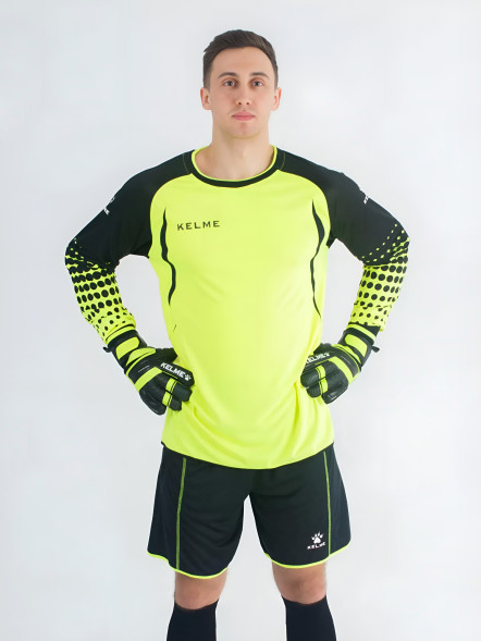 Вратарская форма KELME Goalkeeper Long Sleeve Suit (Citric/Black)