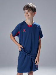 Детская футбольная форма KELME Football Suit (Dark Blue/Red)