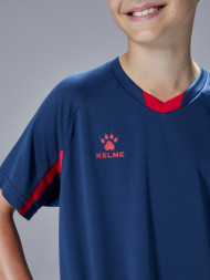 Детская футбольная форма KELME Football Suit (Dark Blue/Red)