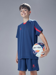 Детская футбольная форма KELME Football Suit (Dark Blue/Red)