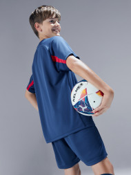 Детская футбольная форма KELME Football Suit (Dark Blue/Red)