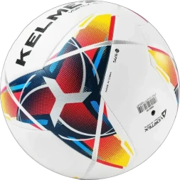 Мяч футбольный KELME Vortex 18.2 (10 Panels) (White/Orange)