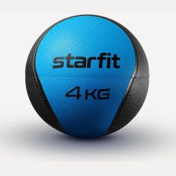 Медбол высокой плотности STARFIT GB-702, 4 кг, синий