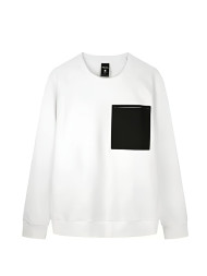 Свитшот KELME Men's Round Neck Sweater White