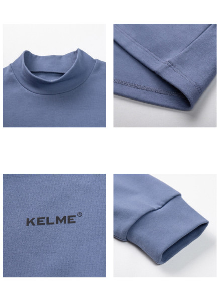 Лонгслив KELME Small High-Neck Long-Sleeved T-Shirt Blue