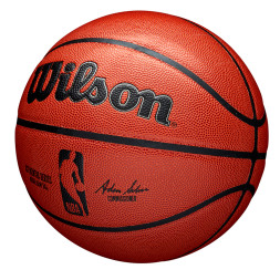 Мяч баск. WILSON NBA Authentic Indoor Comp, WTB7100XB07, р.7, композит, коричневый