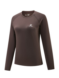 Лонгслив KELME Crew Neck Long-Sleeved T-Shirt Dark Brown