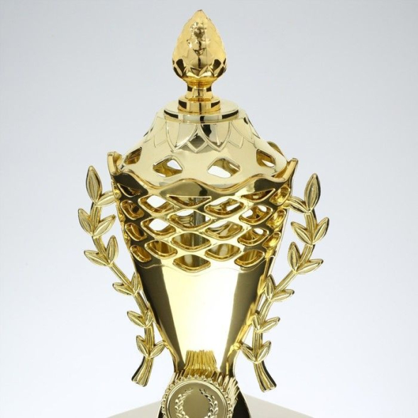 Кубок 184B, зол., подставка пластик, 26 × 11 × 7.5 см