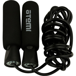 Скакалка на подшипниках Atemi, AJR05BK, 2,8 м, черная