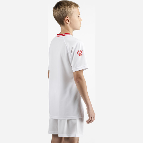Детская футбольная форма KELME Football Uniform Set (White/Red)