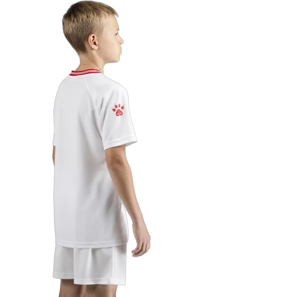 Детская футбольная форма KELME Football Uniform Set (White/Red)