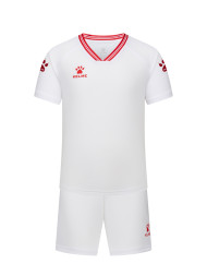 Детская футбольная форма KELME Football Uniform Set (White/Red)