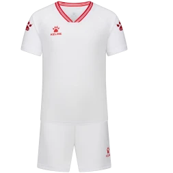 Детская футбольная форма KELME Football Uniform Set (White/Red)