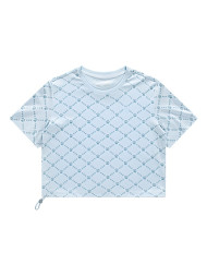 Футболка KELME Round Neck Short Sleeve T-Shirt Blue