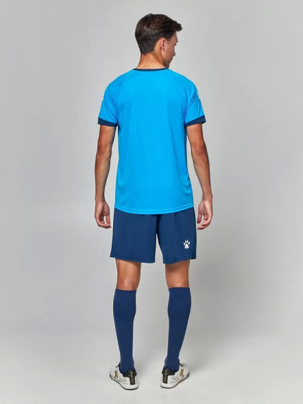 Футбольная форма KELME Short Sleeve Football Suit (Light Blue/Dark Blue)