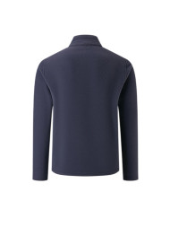 Демисезонная куртка KELME Stand-up Collar Fleece-lined Knit Cardigan Dark Blue
