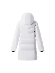 Женский пуховик KELME Mid-Length Hooded Down Jacket White