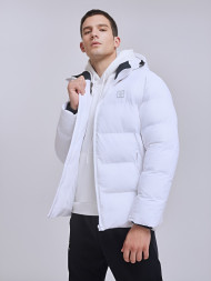 Пуховик KELME Hooded Short Padded Jacket White
