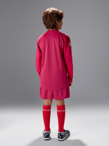 Детская вратарская форма KELME Long Sleeve Goalkeeper Suit Red