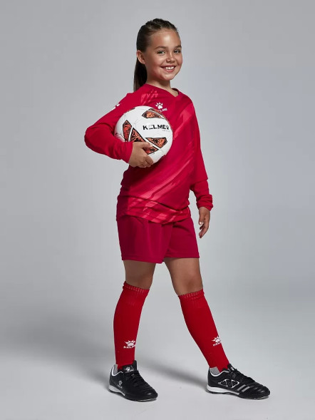 Детская вратарская форма KELME Long Sleeve Goalkeeper Suit Red