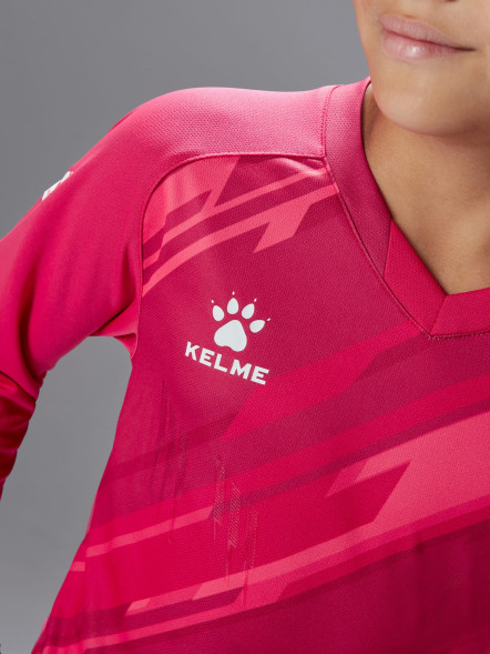 Детская вратарская форма KELME Long Sleeve Goalkeeper Suit Red