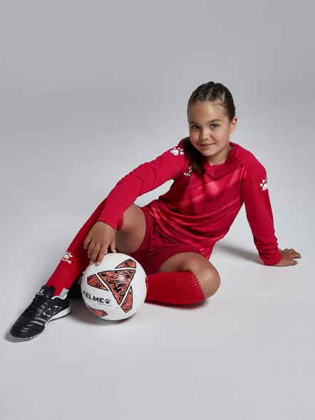 Детская вратарская форма KELME Long Sleeve Goalkeeper Suit Red