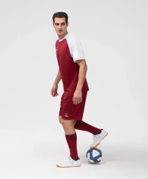 Шорты игровые JOGEL CAMP Classic Shorts, гранатовый/белый
