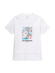 Футболка KELME Short Sleeve T-Shirt Kid White