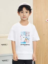 Футболка KELME Short Sleeve T-Shirt Kid White