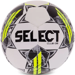 Мяч футб. SELECT Club DB V23, 0864160100, р.4, FIFA Basic, 32п, ТПУ, термо+маш. сш, рез.кам, бел-чер