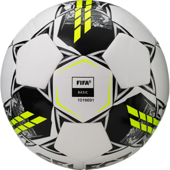 Мяч футб. SELECT Club DB V23, 0864160100, р.4, FIFA Basic, 32п, ТПУ, термо+маш. сш, рез.кам, бел-чер