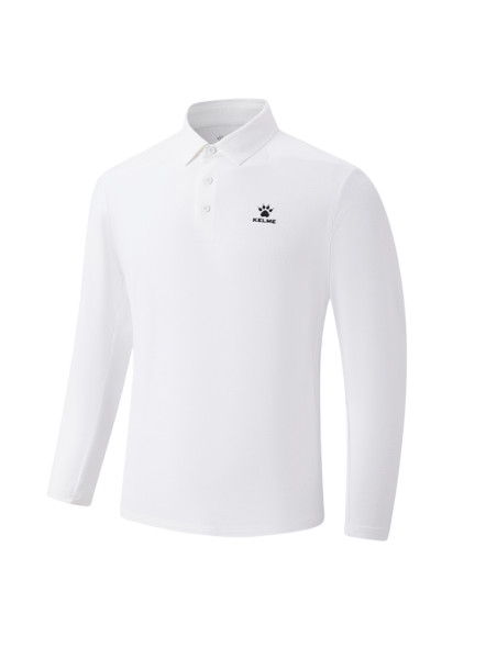 Лонгслив KELME Long-Sleeved Polo Shirt White