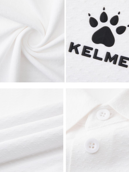 Лонгслив KELME Long-Sleeved Polo Shirt White