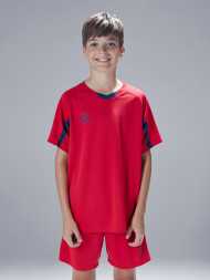Детская футбольная форма KELME Football Suit (Red/Dark Blue)