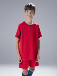 Детская футбольная форма KELME Football Suit (Red/Dark Blue)